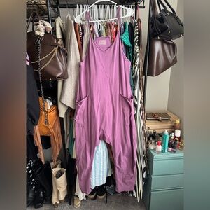 Free People Purple Hotshot Onesie Medium
